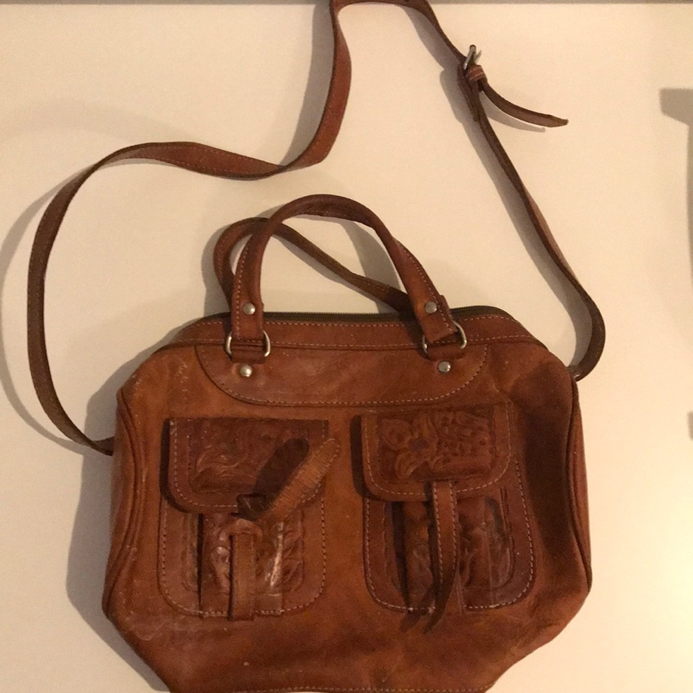 Vintage Leather Crossbody